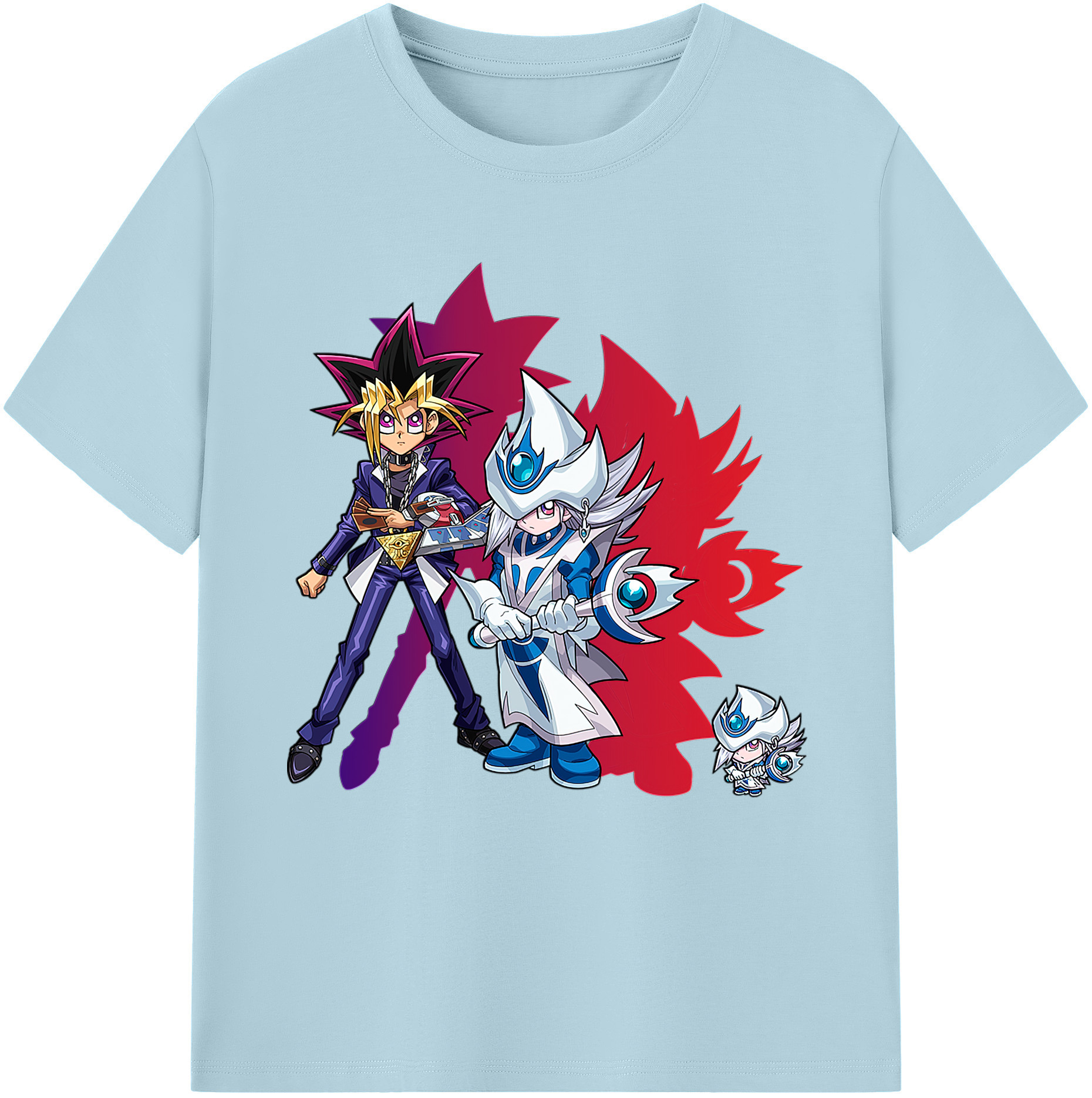 （画像用） 遊☆戯☆王 Yu-Gi-Oh! 綿100％半袖Tシャツ（フロントプリント）